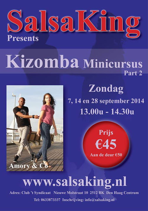 kizomba bootcamp minicursus flyer